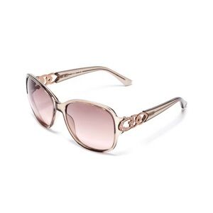 Guess - Oversized Chain-Trim Sunglasses - Rose Gold